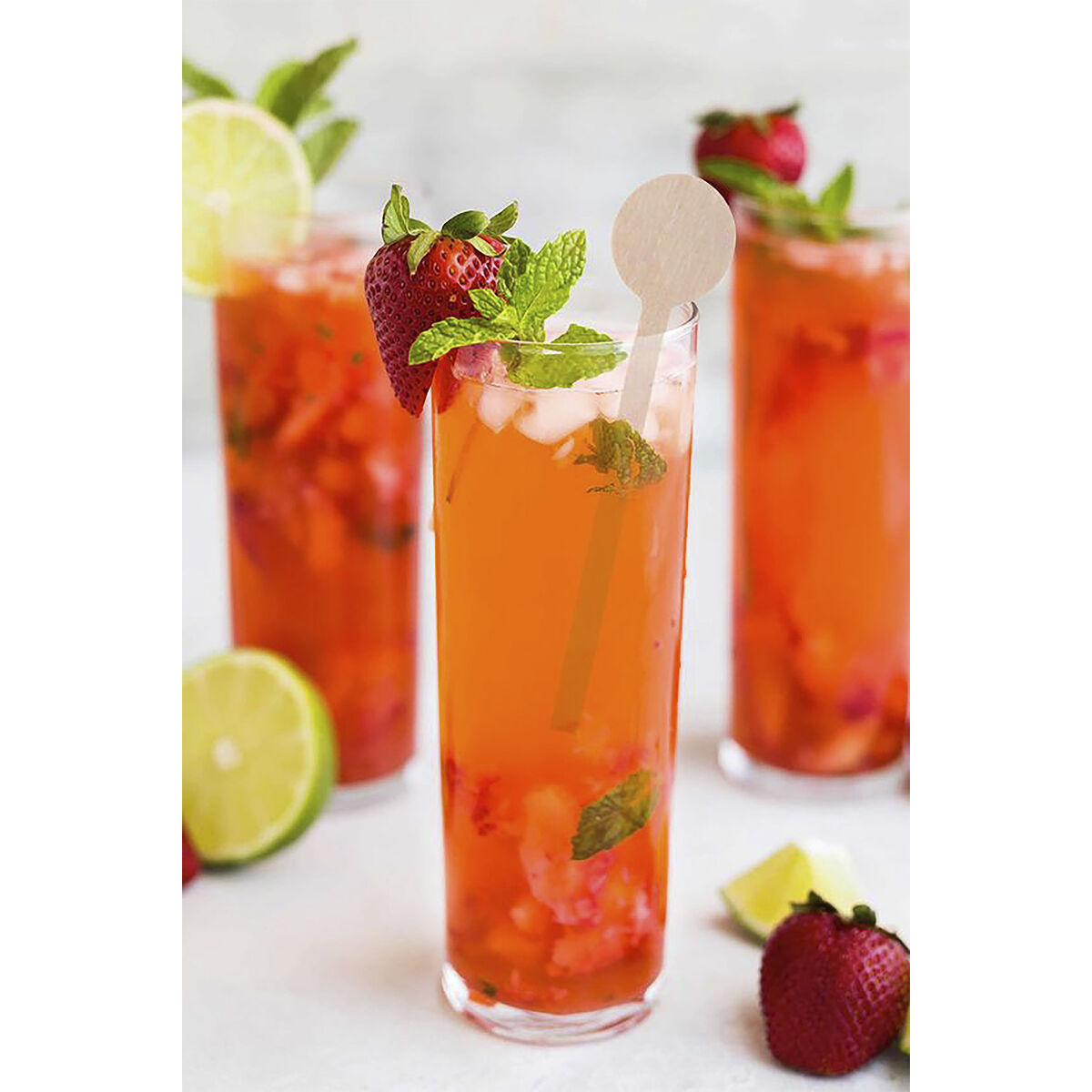 Set de Cucharas Algon Madera 15,2 cm 24 Piezas (18 Unidades)