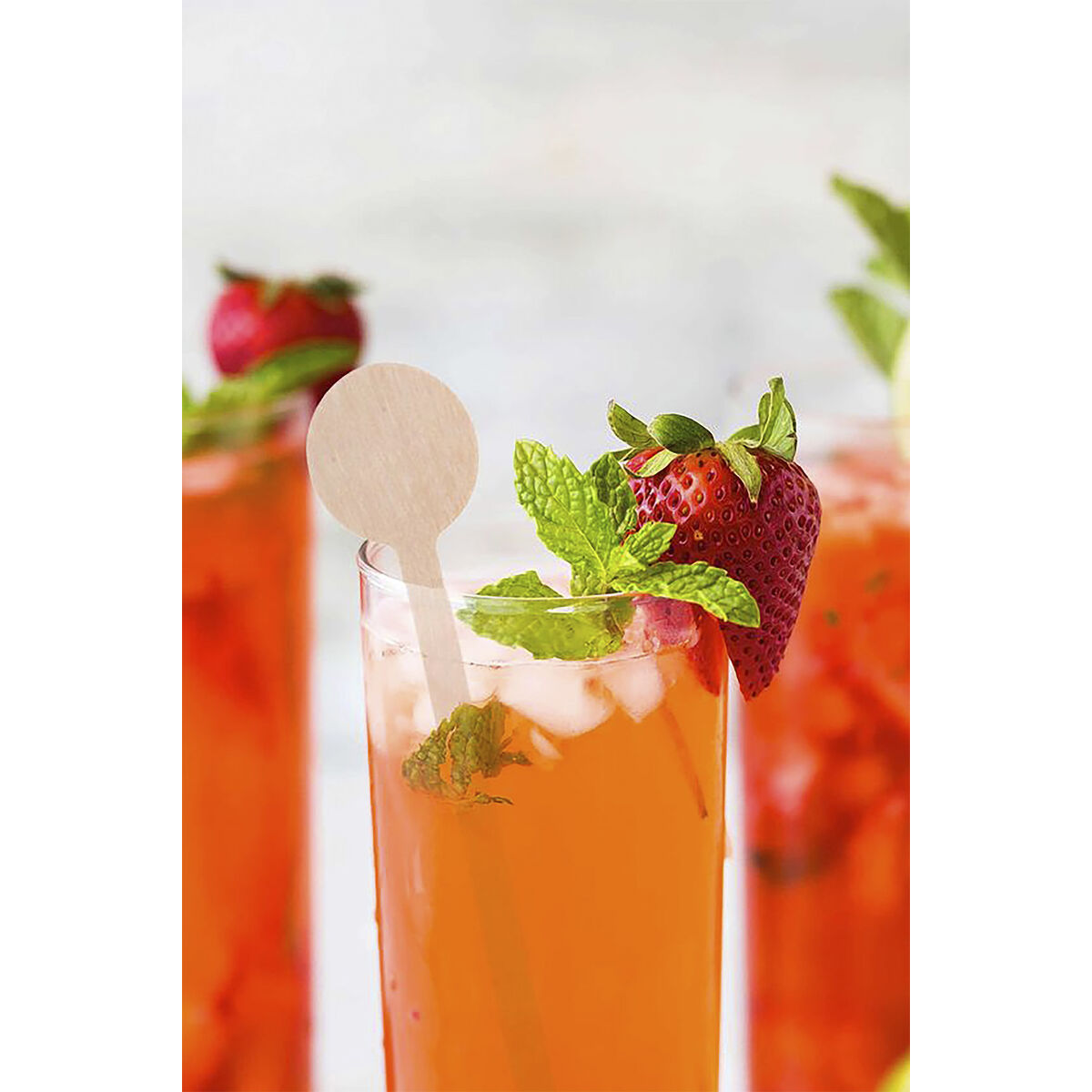 Set de Cucharas Algon Madera 15,2 cm 24 Piezas (18 Unidades)