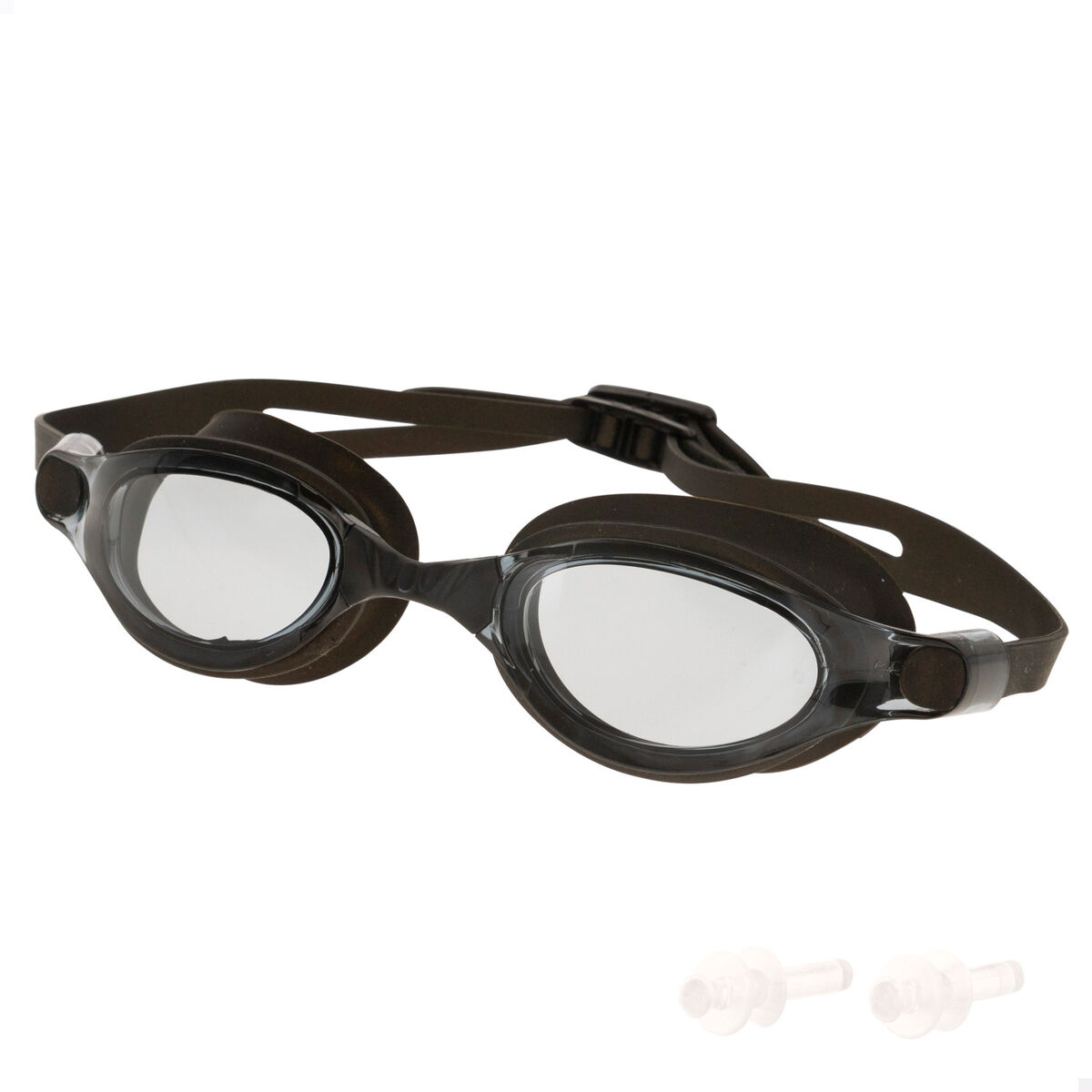 Gafas de Natación para Adultos AquaSport Negro Gris (12 Unidades)
