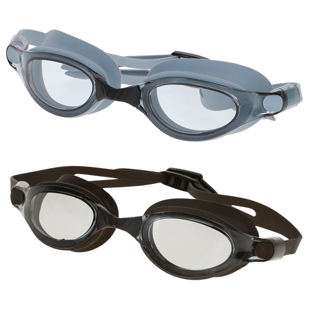 Gafas de Natación para Adultos AquaSport Negro Gris (12 Unidades)