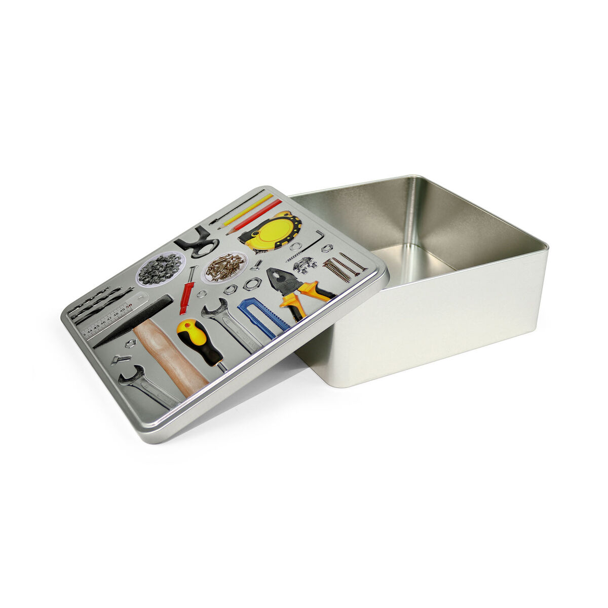 Caja Multiusos Confortime Tools Metal 23,7 x 22,2 x 8,9 cm (12 Unidades)
