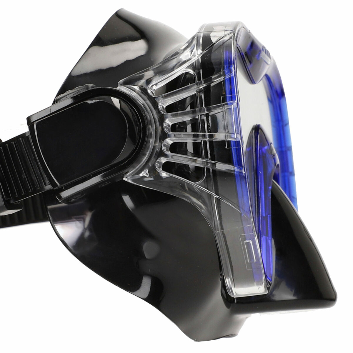 Gafas de Buceo con Tubo AquaSport Azul Rojo (6 Unidades)