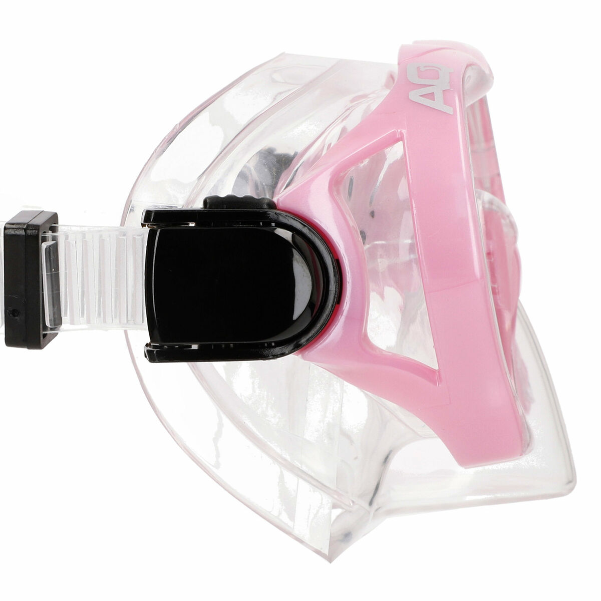 Gafas de Buceo con Tubo AquaSport Azul Rosa (6 Unidades)