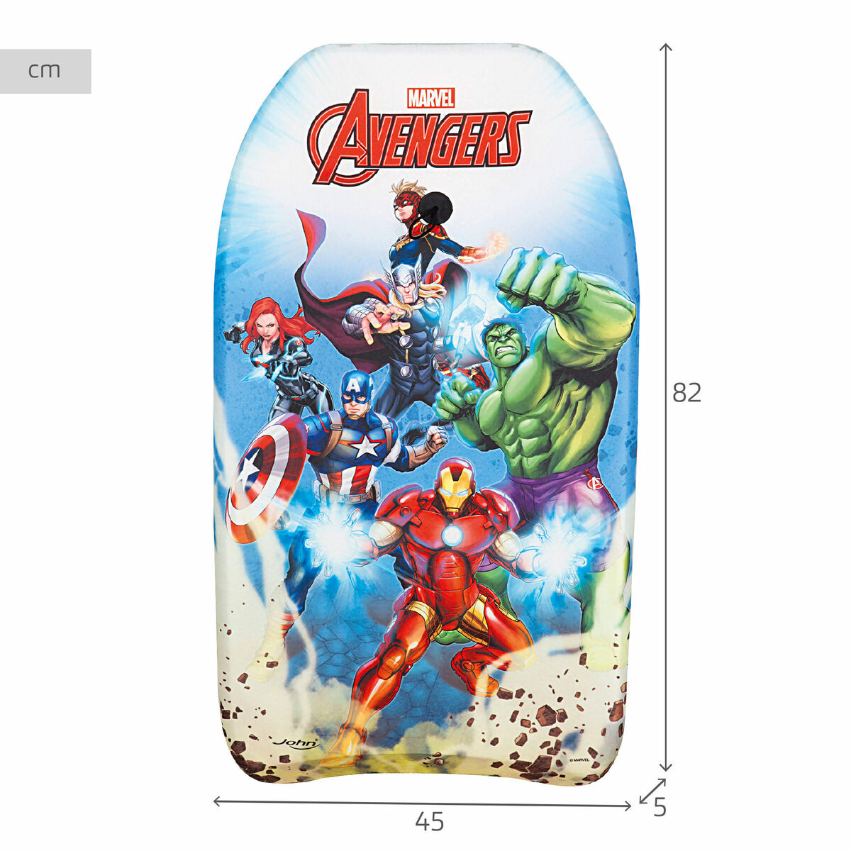 Tabla de BodyBoard The Avengers 82 x 5 x 45 cm