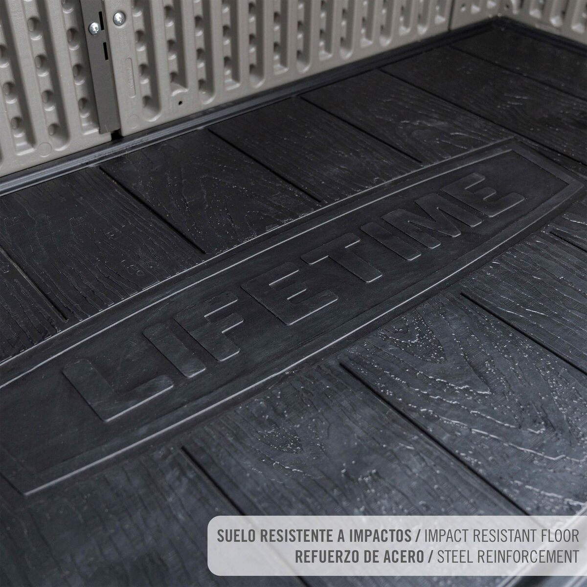 Mueble de almacenaje Lifetime Gris 143 x 174 x 74 cm