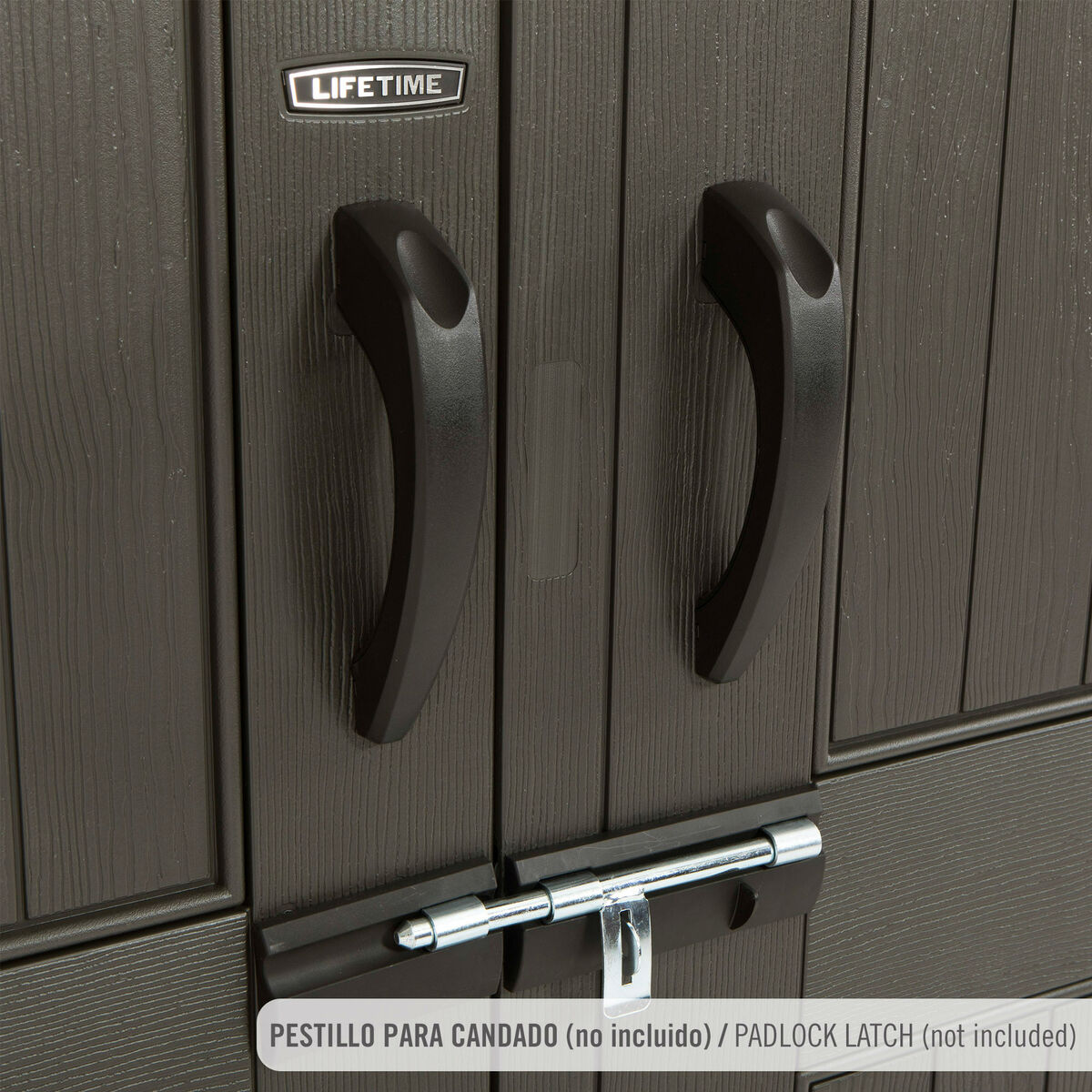 Caseta Lifetime 215 x 227 x 215 cm Gris