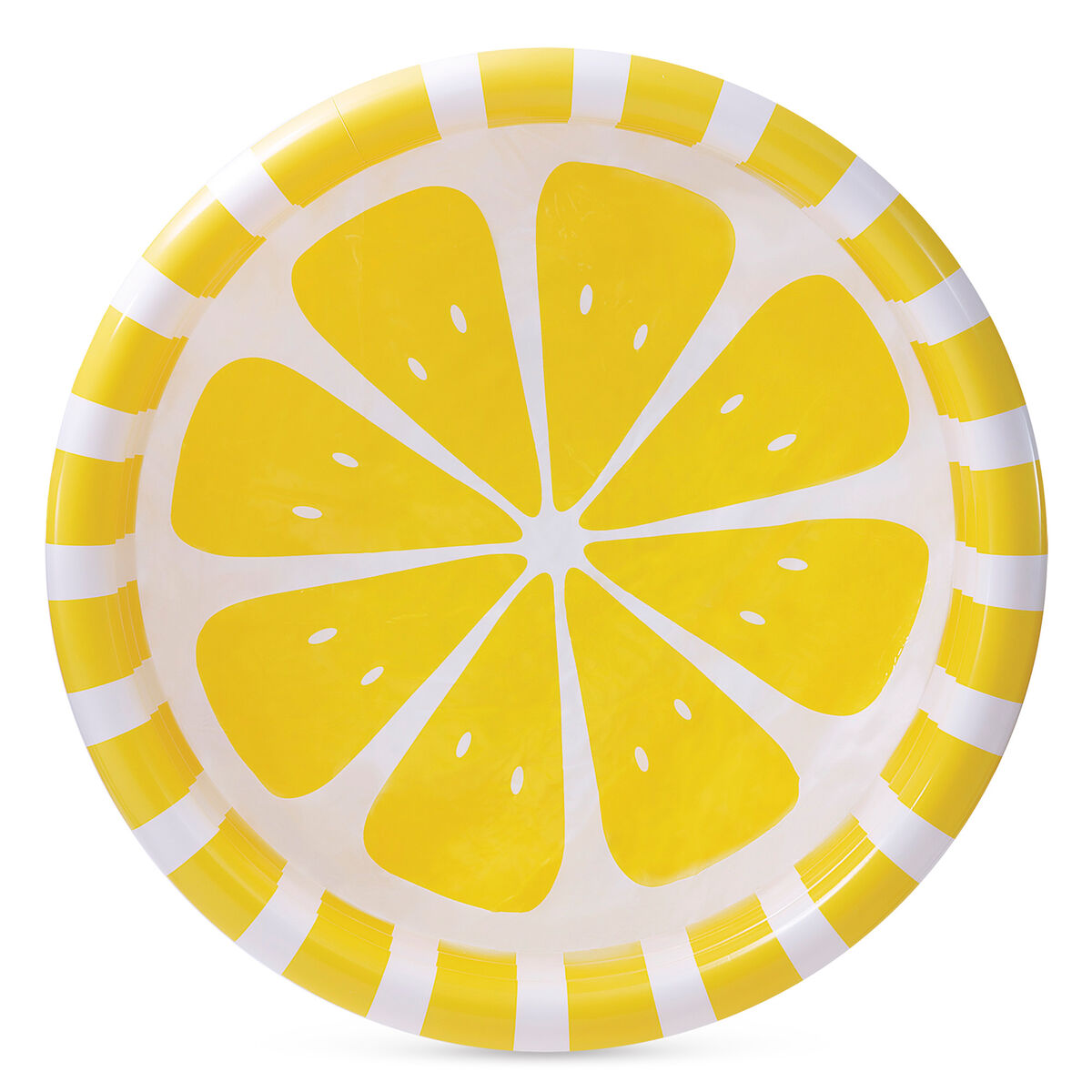 Piscina Hinchable para Niños Intex Limón 147 x 33 x 147 cm Amarillo (6 Unidades)