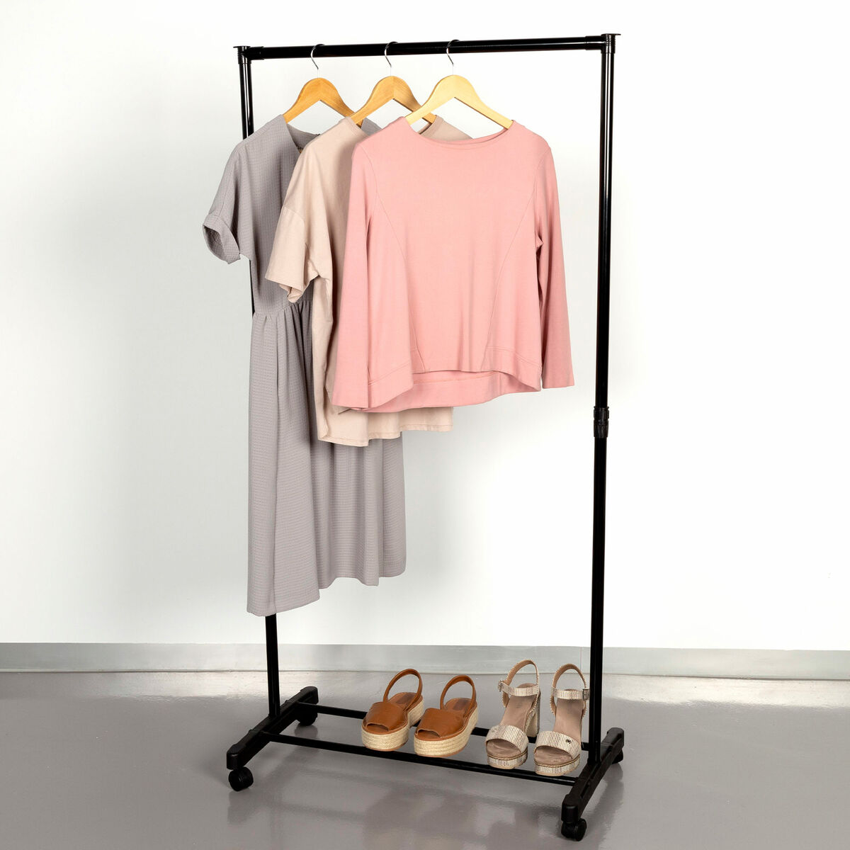 Perchero Max Home Acero Plástico 75 x 157 x 42 cm (4 Unidades)