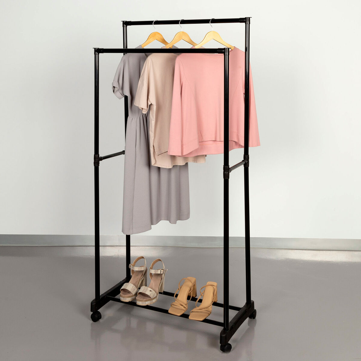 Perchero Max Home Acero Plástico 75 x 157 x 40 cm (4 Unidades)