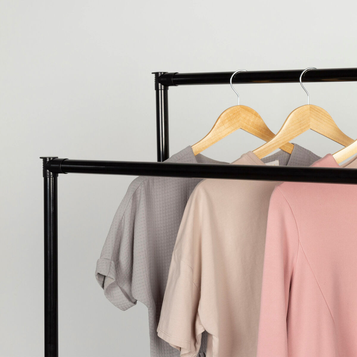 Perchero Max Home Acero Plástico 75 x 157 x 40 cm (4 Unidades)