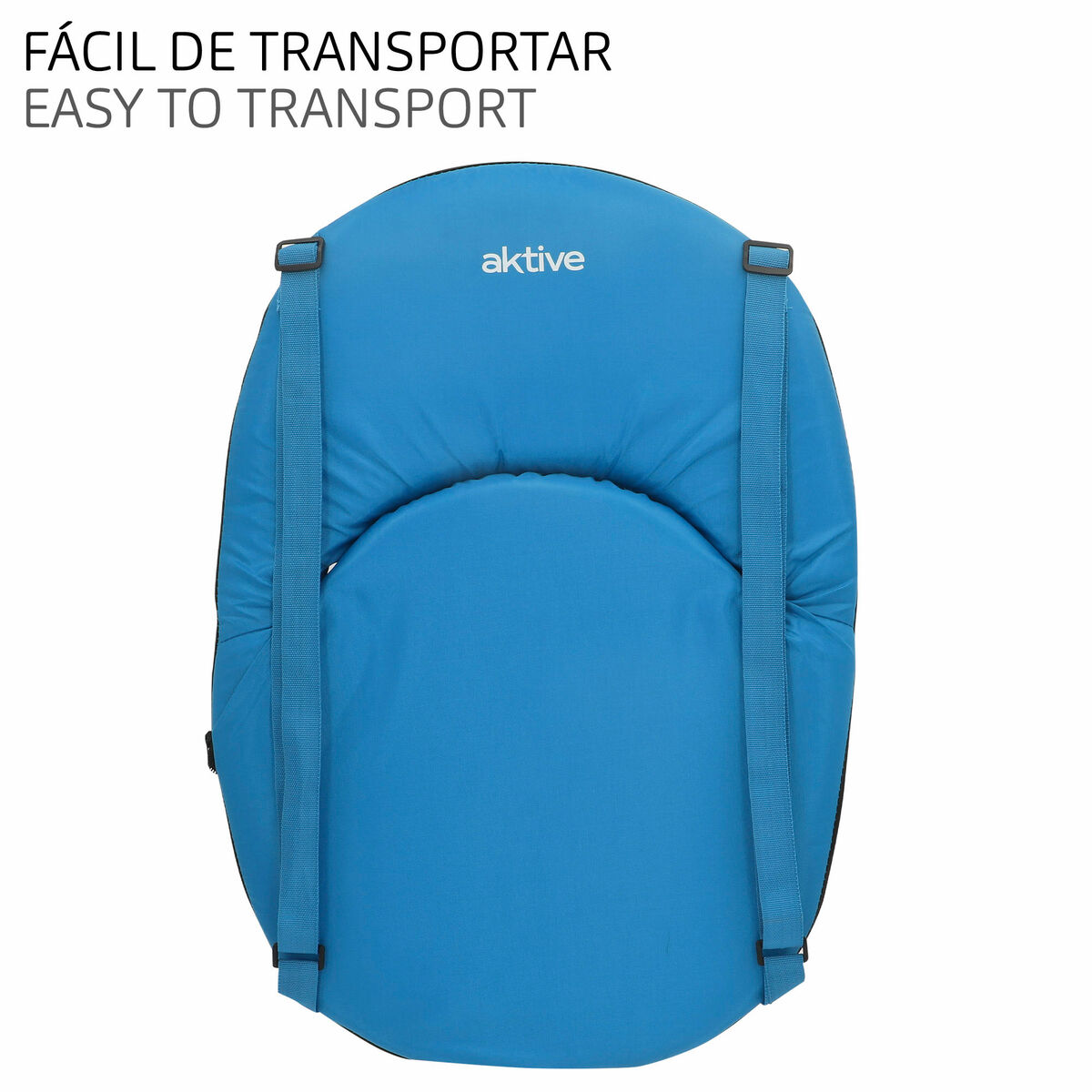 Asiento Aktive Azul 41 x 33 x 40 cm Plegable (2 Unidades)