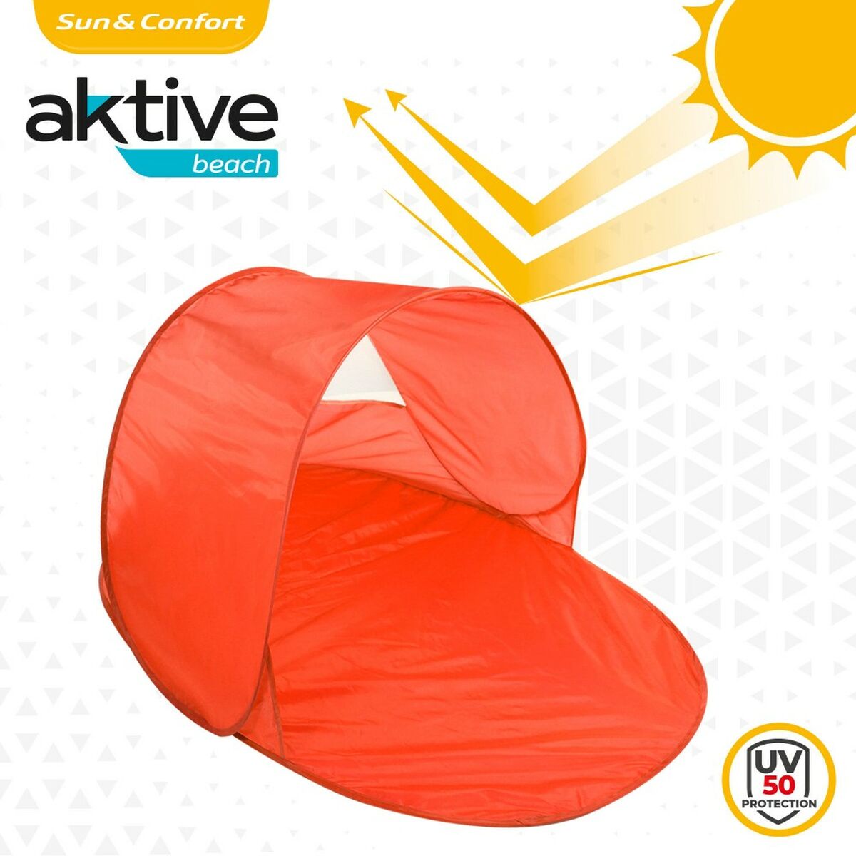 Paravientos Aktive 130 x 72 x 85 cm (6 Unidades)