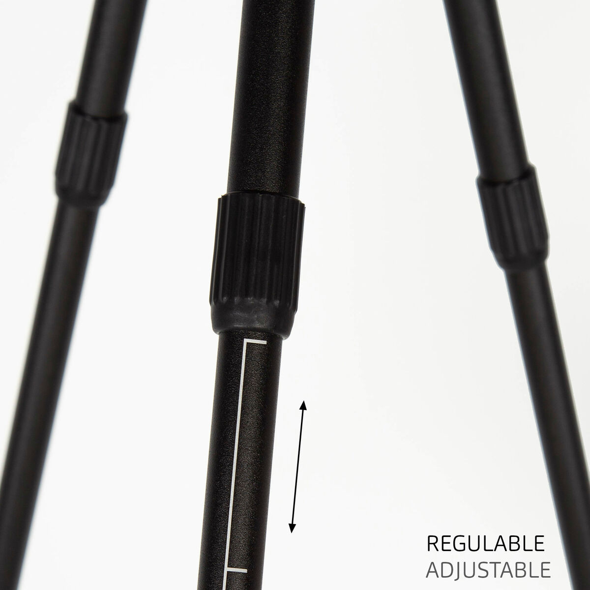 Mesa Plegable Aktive Negro 37 x 55 x 37 cm (4 Unidades)