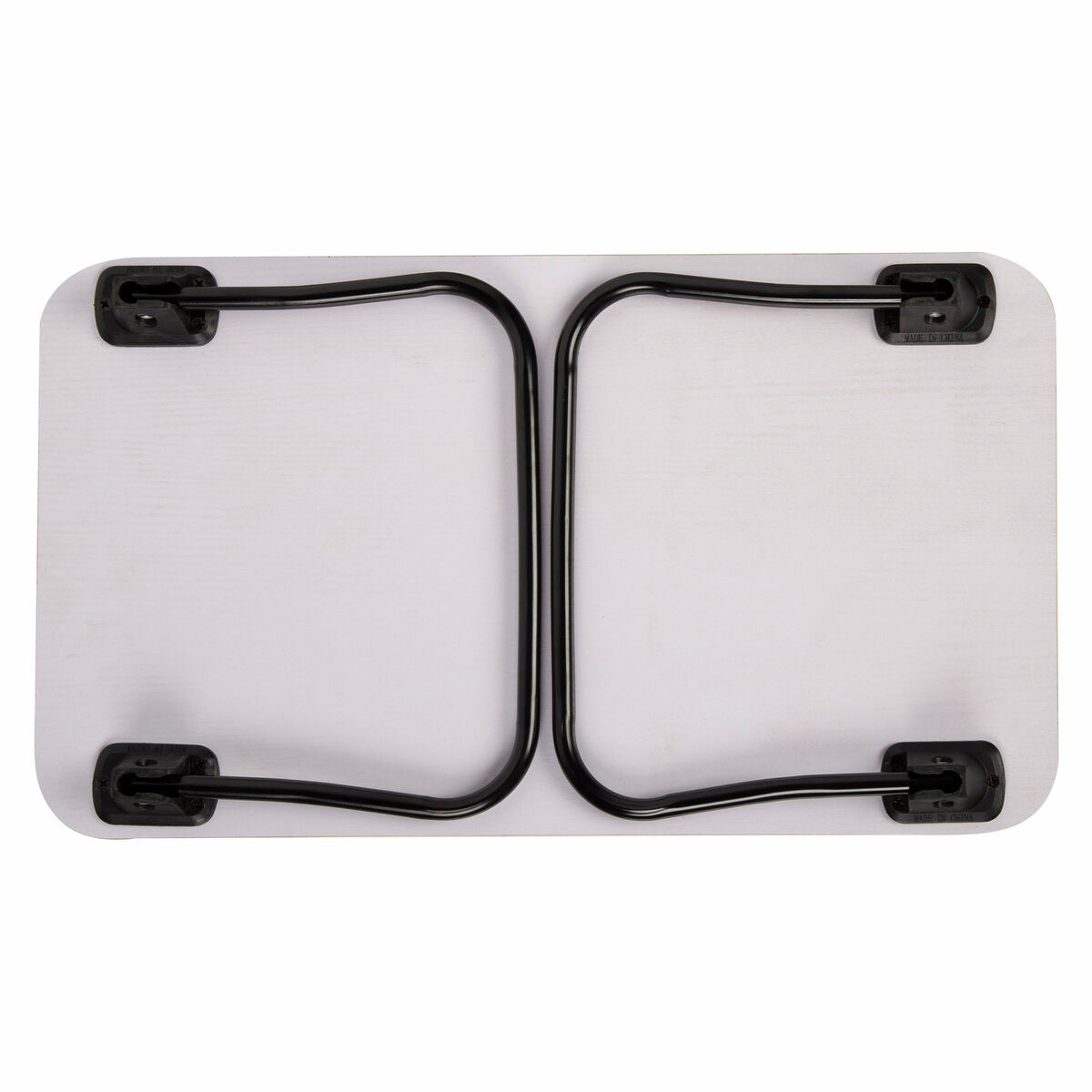 Bandeja de Cama Plegable Max Home Madera Acero Melamina 53 x 22 x 30 cm 2 Unidades