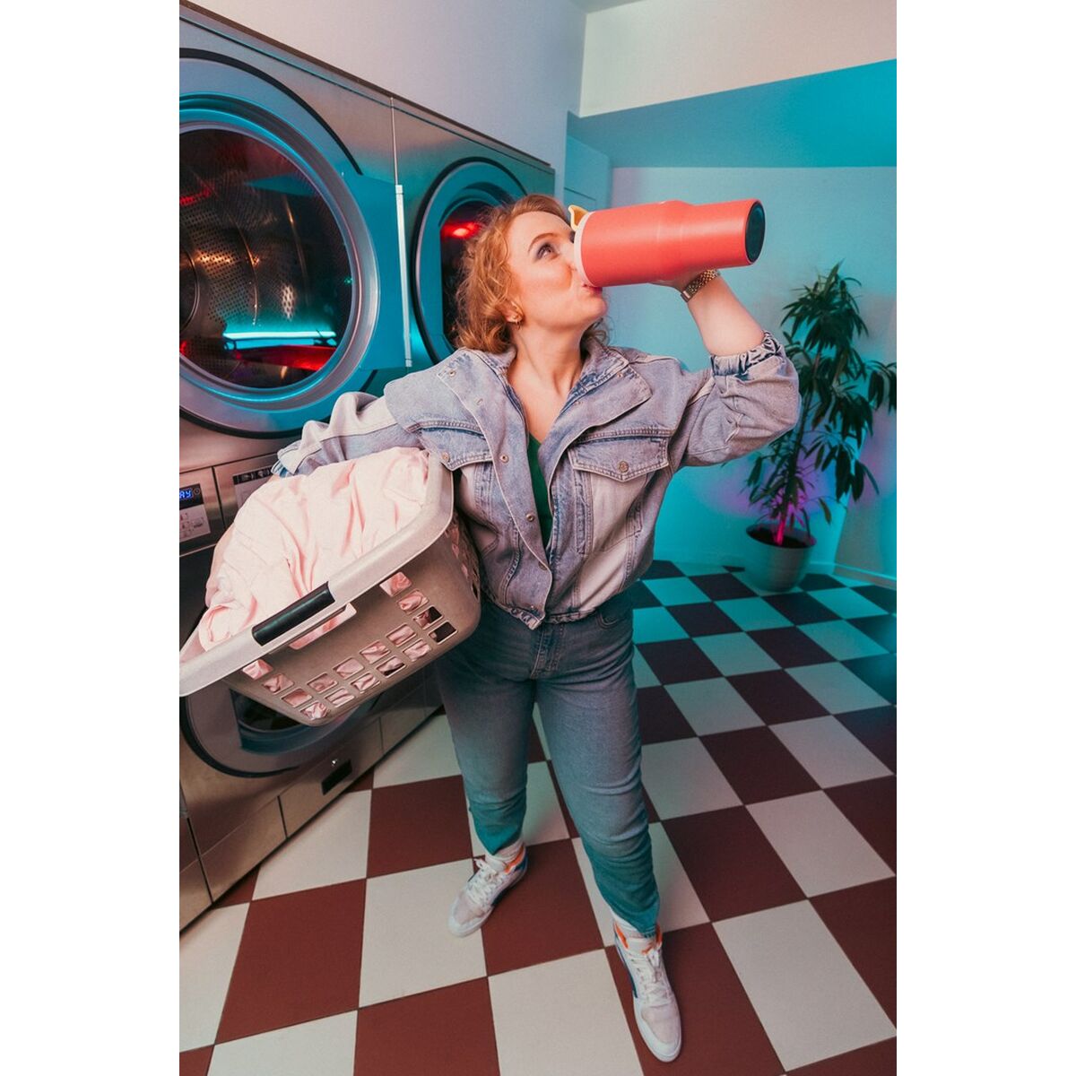 Termo Kambukka 11-08002 Amarillo Rojo Naranja Rosa Acero Inoxidable 950 ml