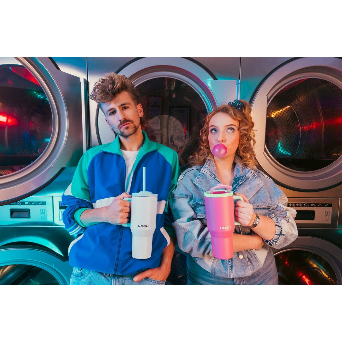 Termo Kambukka 11-08003 Azul Gris claro Acero Inoxidable 950 ml