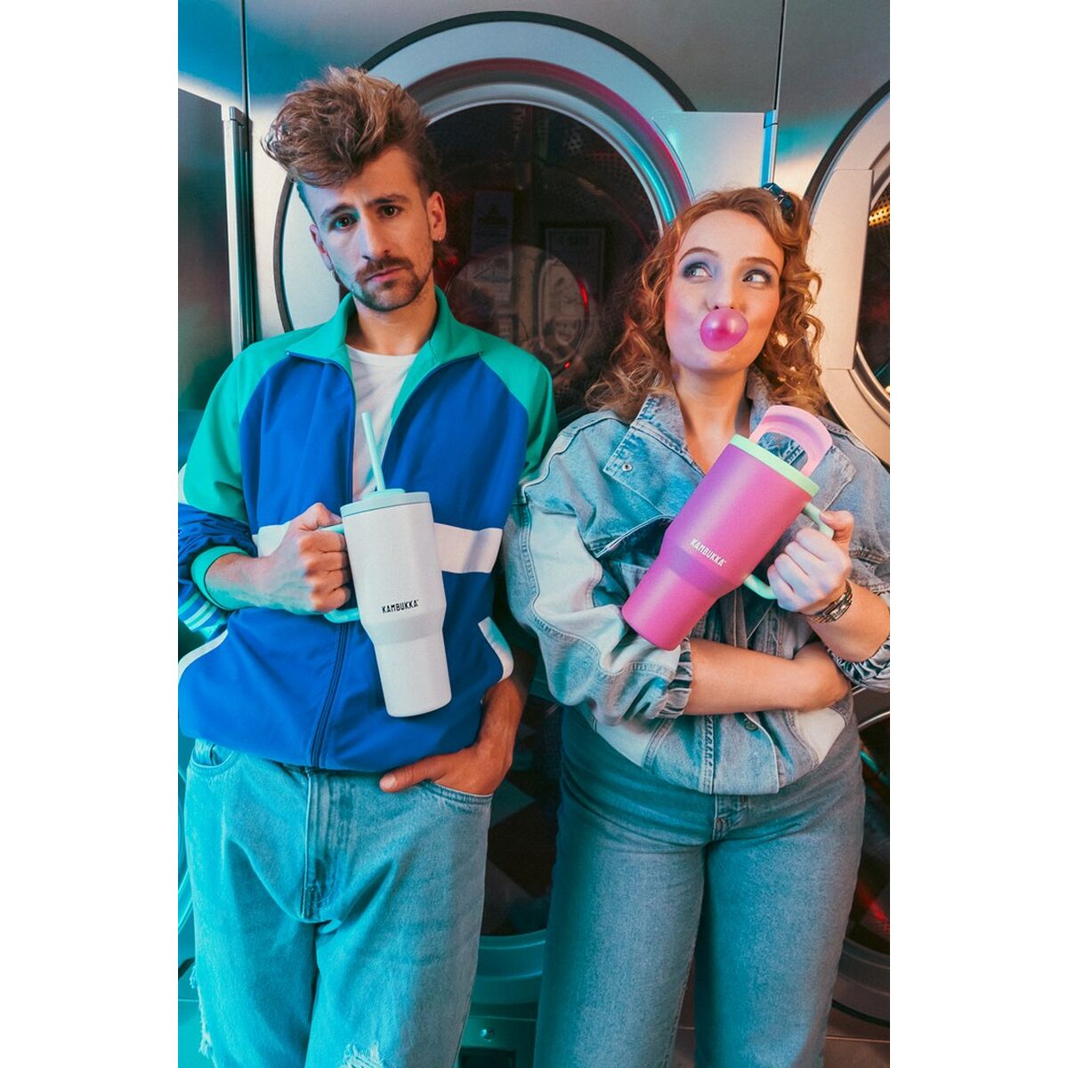 Termo Kambukka 11-08003 Azul Gris claro Acero Inoxidable 950 ml