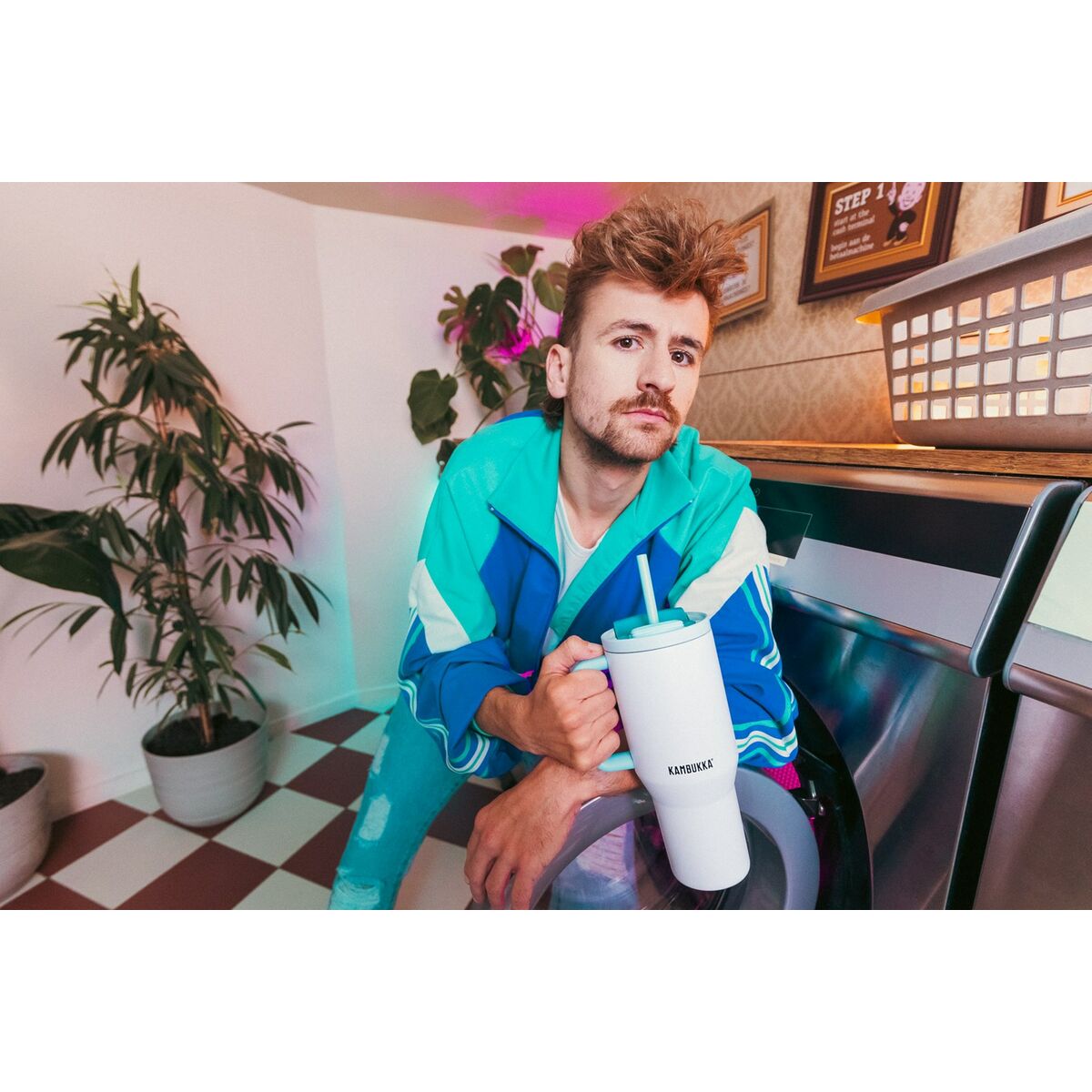 Termo Kambukka 11-08003 Azul Gris claro Acero Inoxidable 950 ml