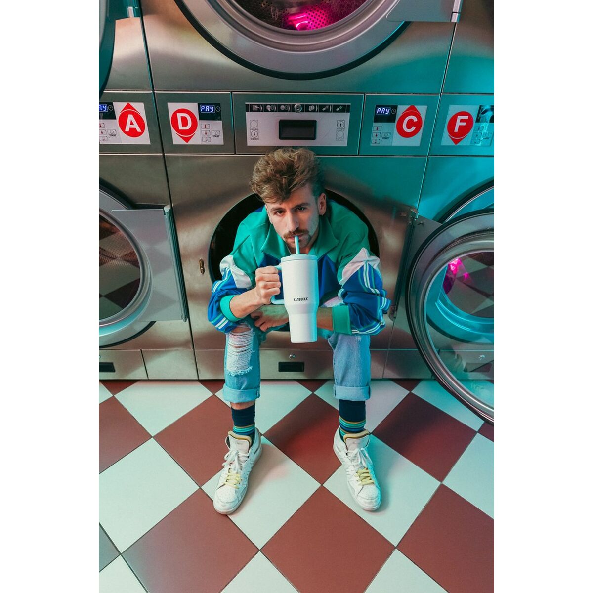 Termo Kambukka 11-08003 Azul Gris claro Acero Inoxidable 950 ml