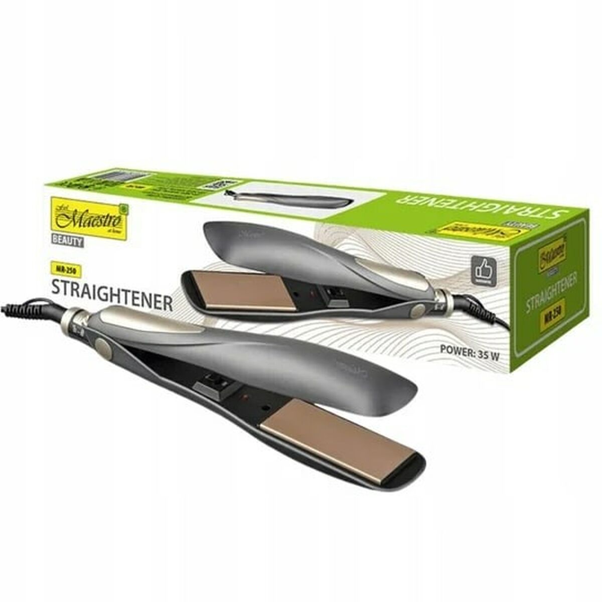 Plancha de Pelo Feel Maestro MR-250 Grafito 35 W
