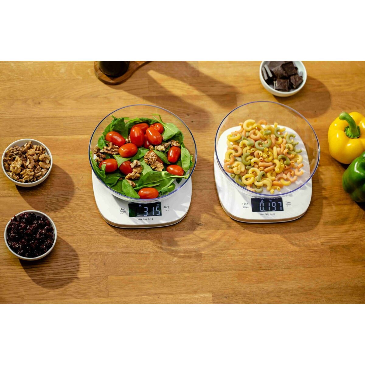 Báscula de Cocina Zelmer ZKS 1451 Azul Blanco 5 kg 1 L