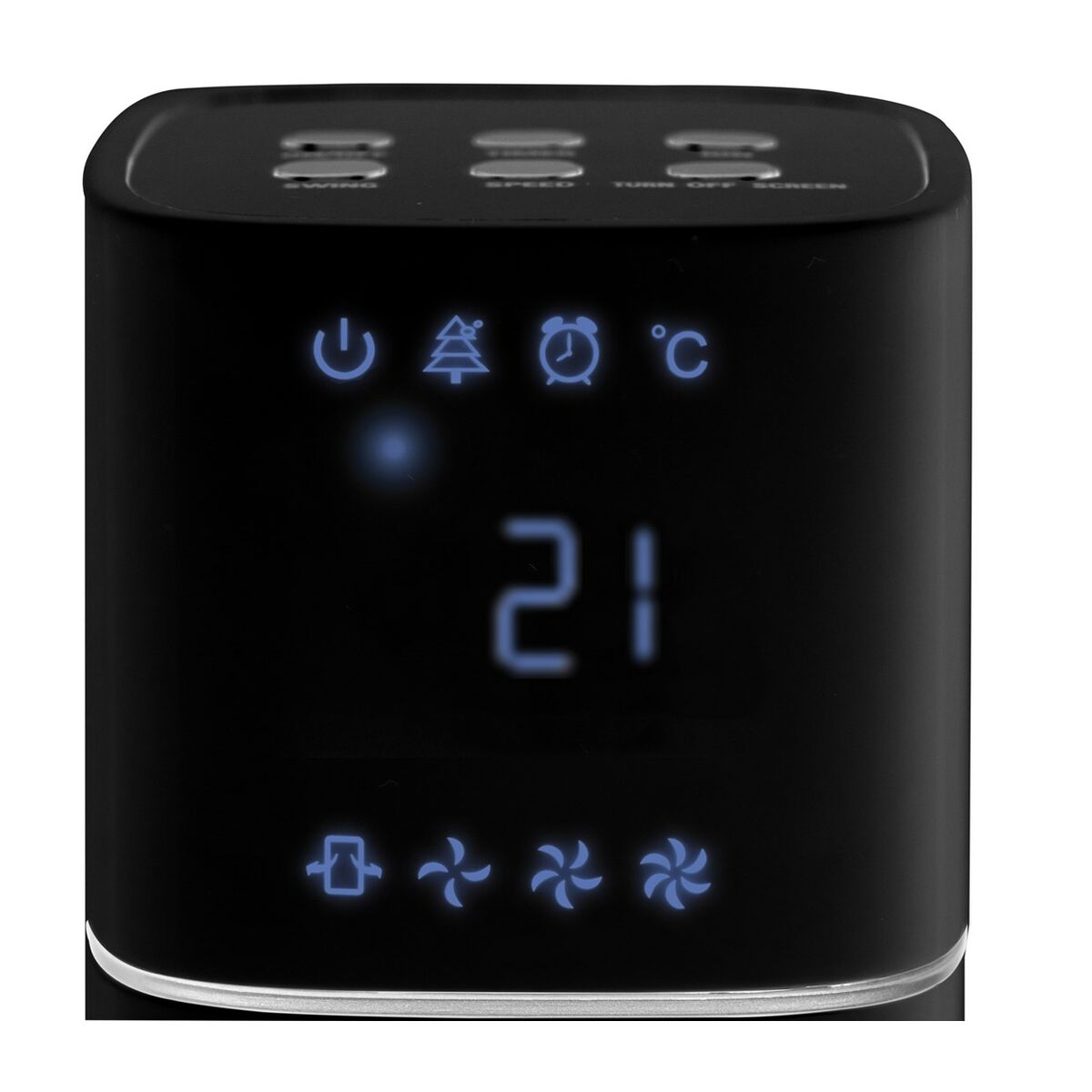 Ventilador de torre Activejet WKS-120CPJ Negro 60 W