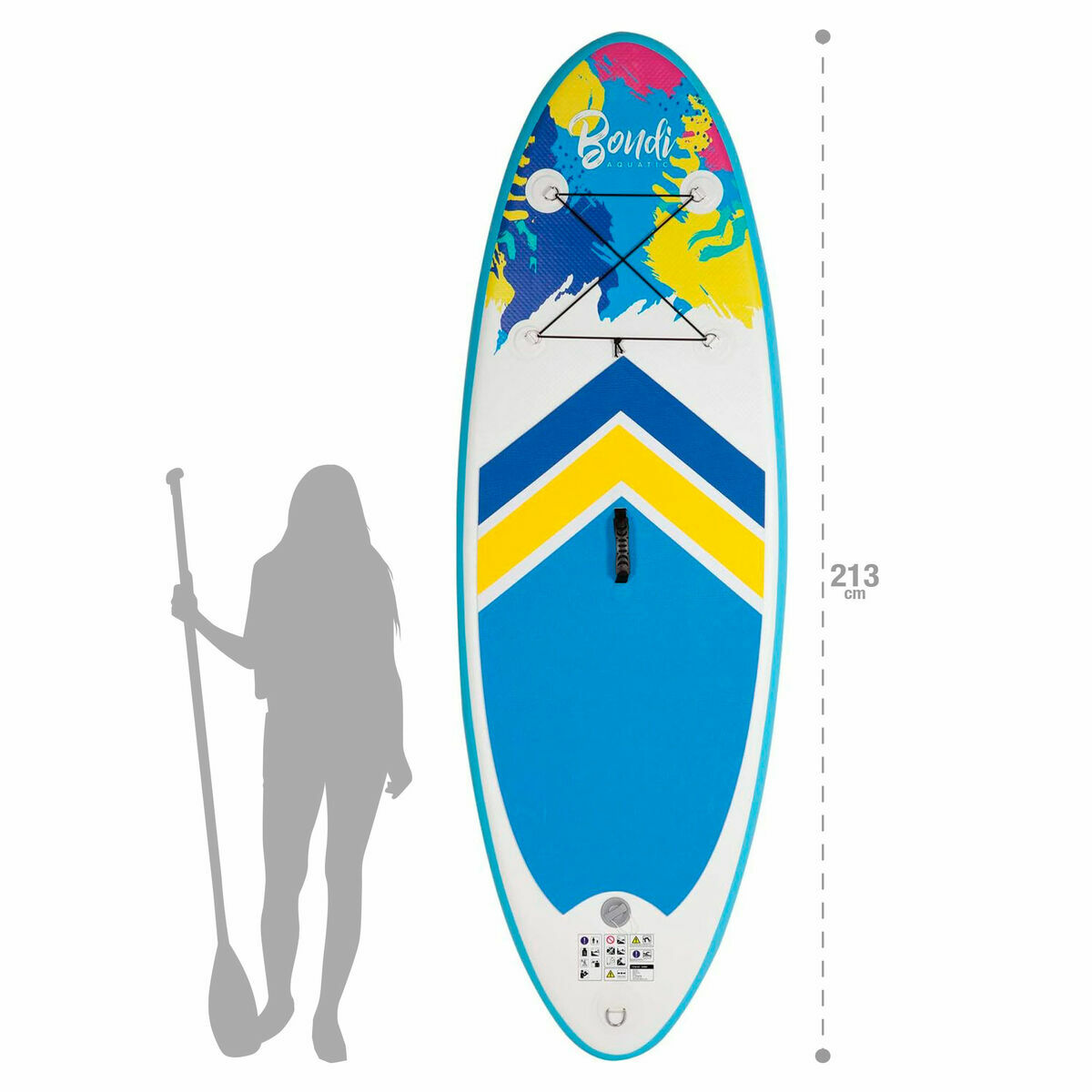 Tabla de Paddle Surf Hinchable con Accesorios John Toys