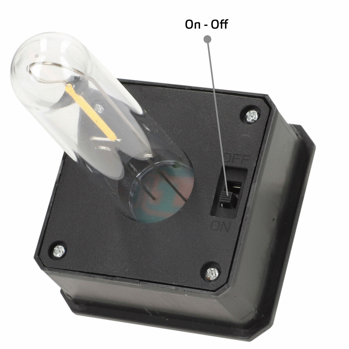 Lámpara solar Aktive 6 x 55 x 6 cm (4 Unidades)