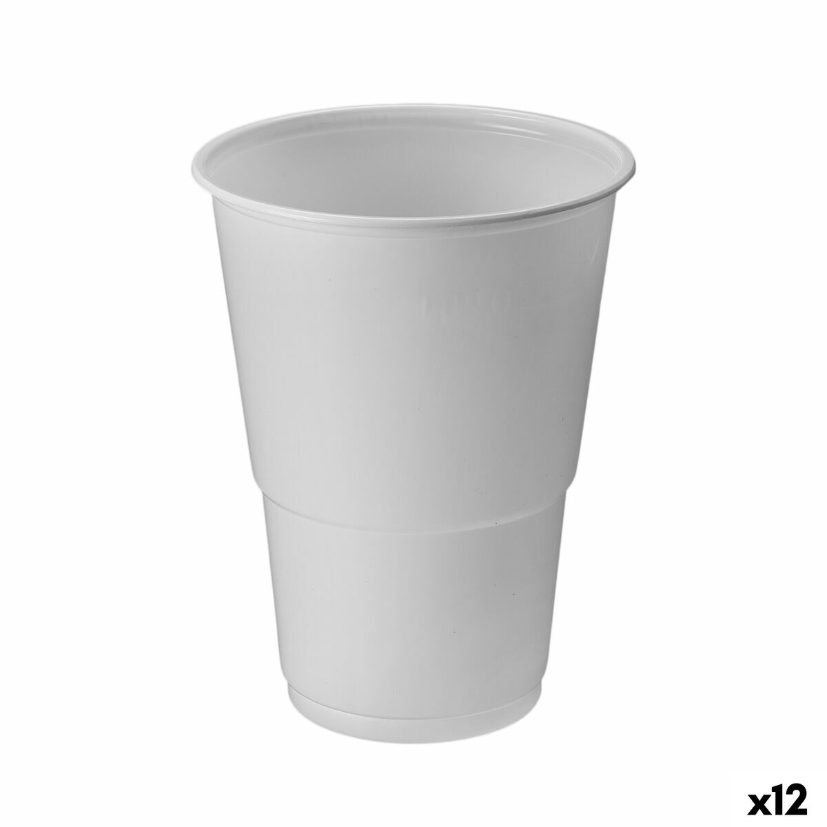 Set de Vasos Algon Blanco 330 ml 50 Piezas (12 Unidades)