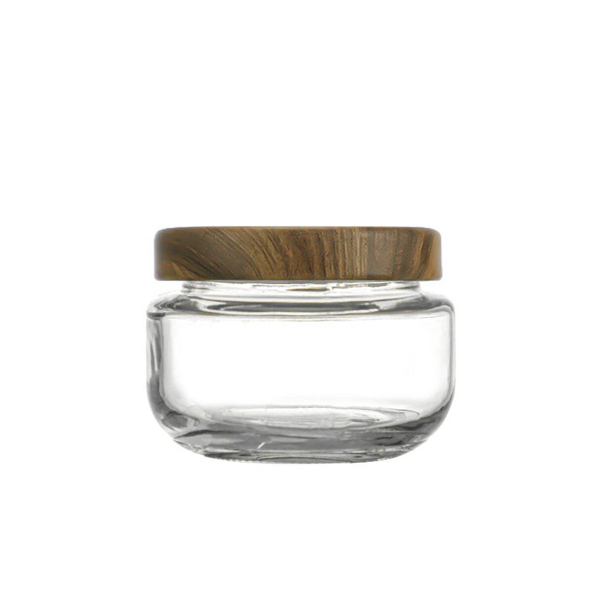 Tarro de Cristal La Mediterránea WOOD 140 ml (24 Unidades)