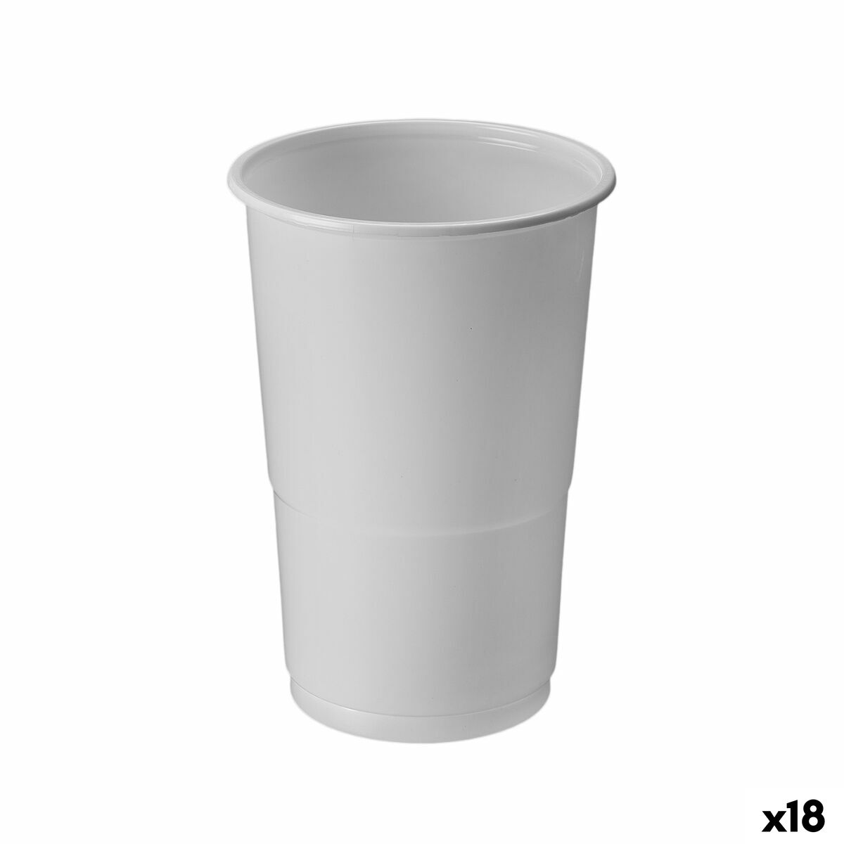 Set de Vasos Algon Blanco 250 ml 50 Piezas (18 Unidades)