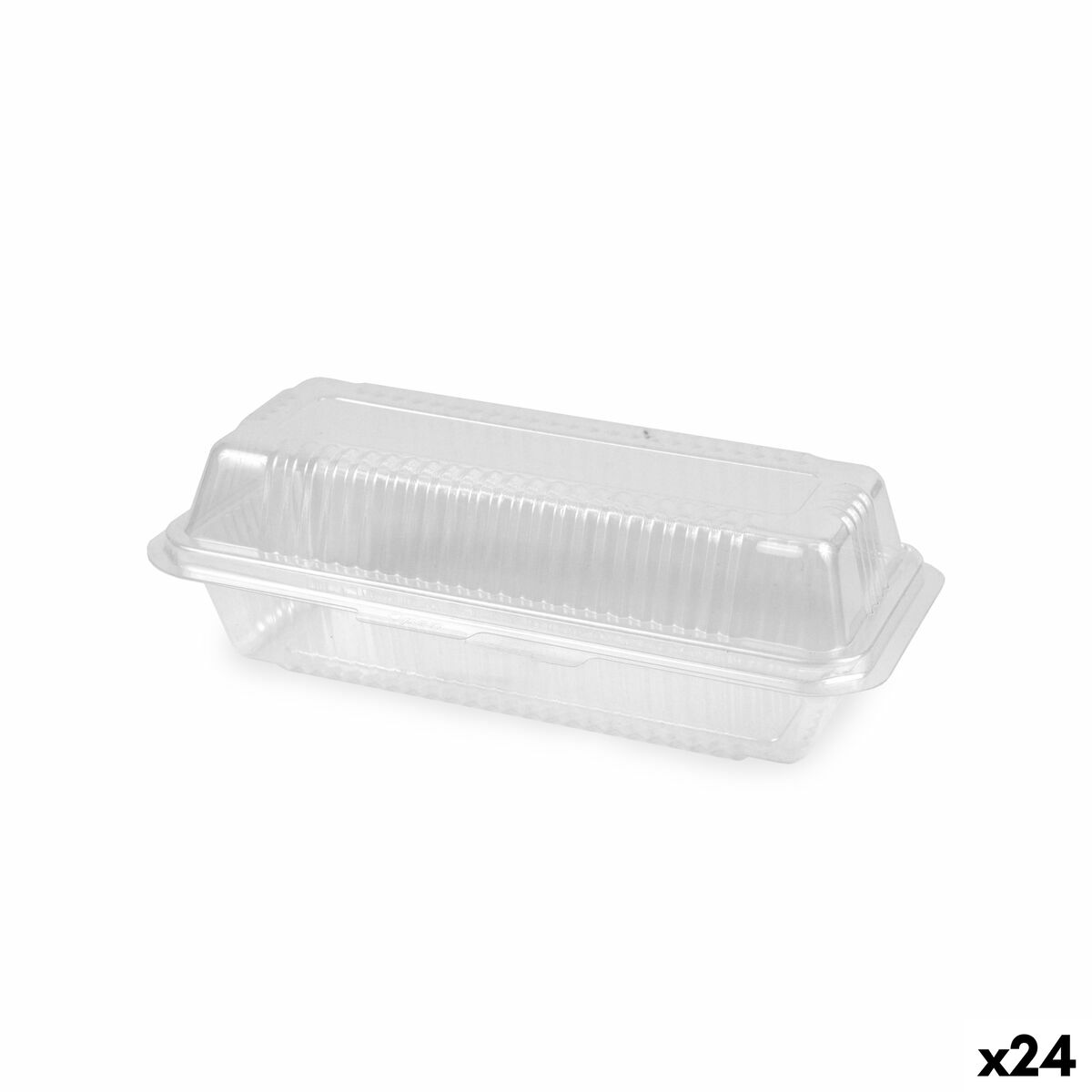 Bandejas para Alimentos Reutilizables Algon OPS 22 x 11 x 7 cm (3 Piezas) (24 Unidades)