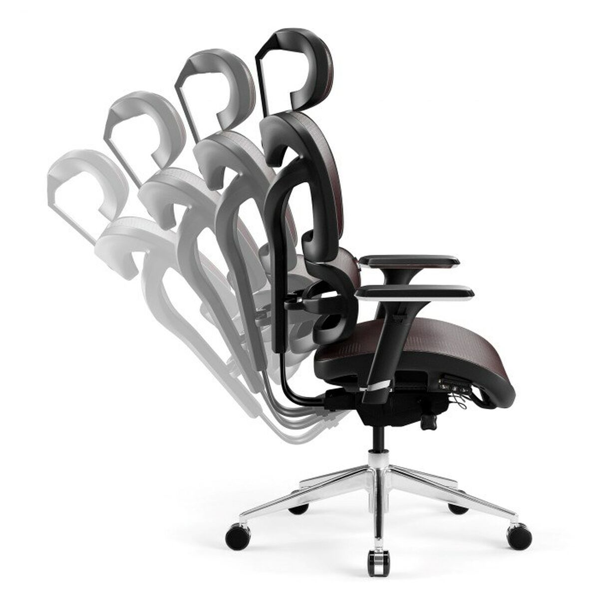 Silla Gaming Diablo Chairs V-COMMANDER Negro Borgoña