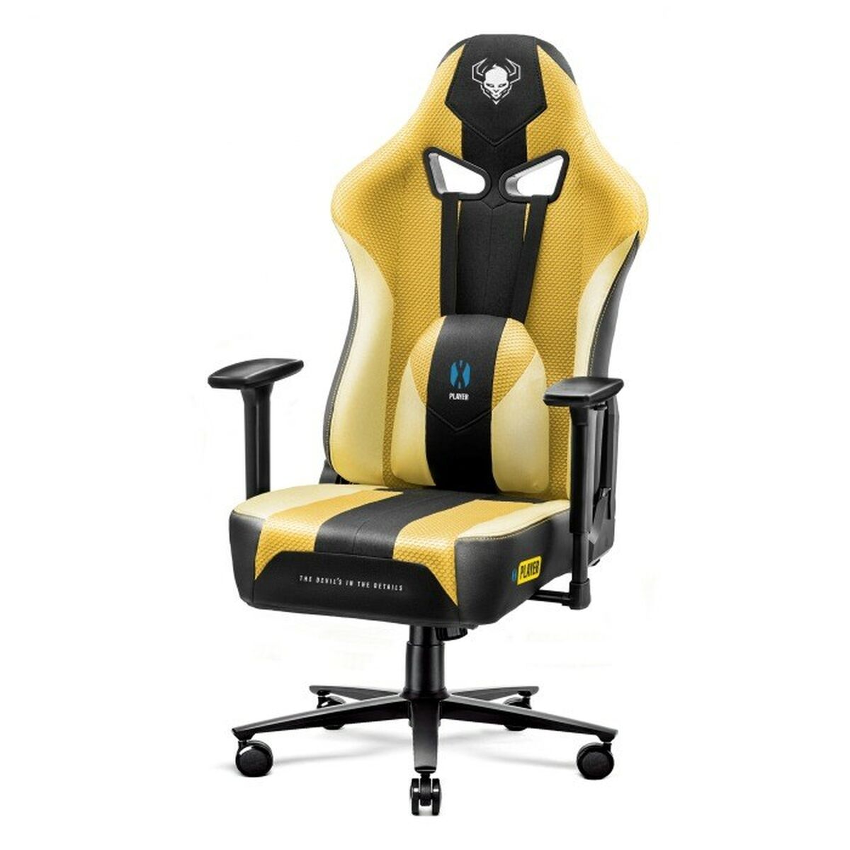 Silla Gaming Diablo Chairs Diablo X-PLAYER 2.0. KING Amarillo Negro