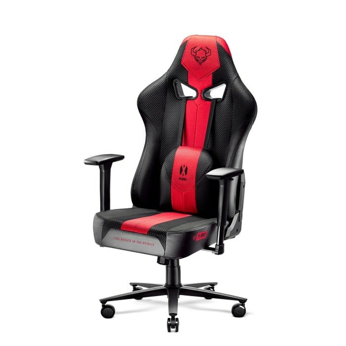 Silla Gaming Diablo Chairs Diablo X-PLAYER 2.0 Negro Rojo
