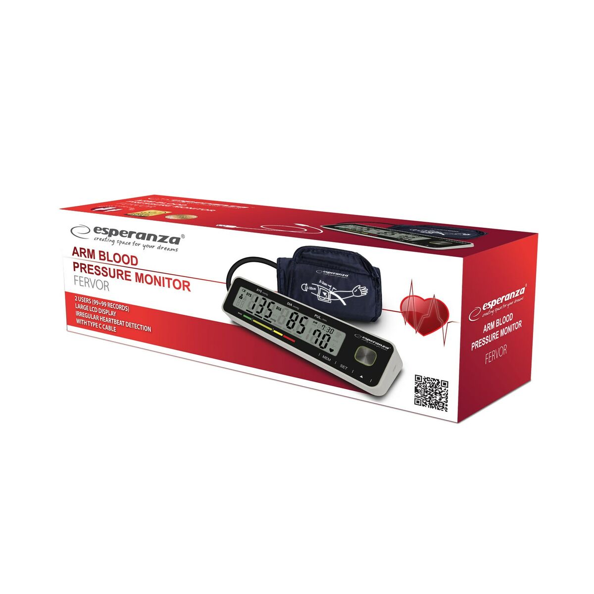 Tensiómetro de Brazo Esperanza ECB009