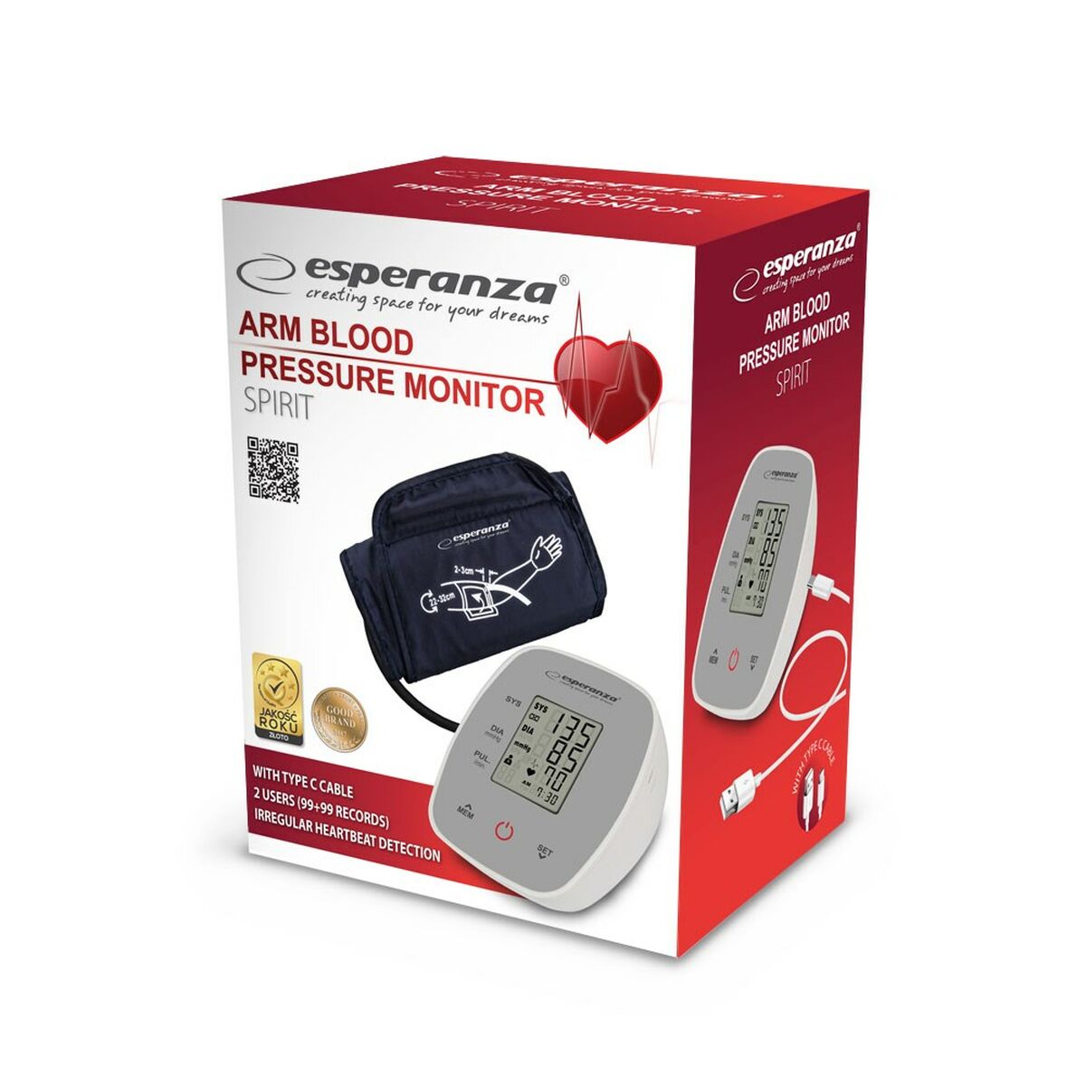 Tensiómetro de Brazo Esperanza ECB007