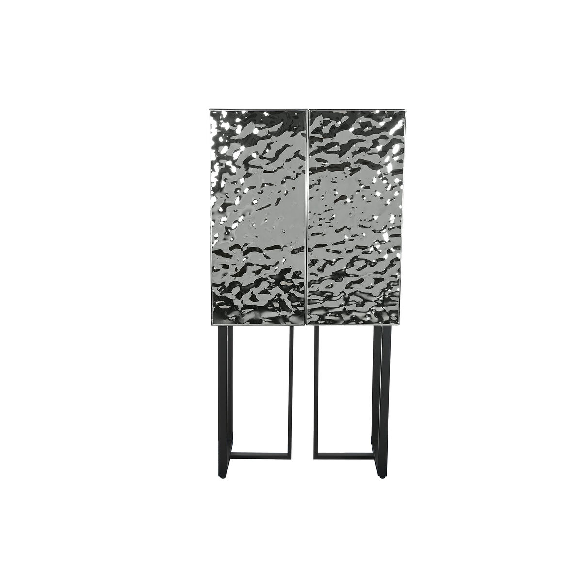 Aparador Home ESPRIT Plateado Metal Acero 80 x 41 x 160 cm