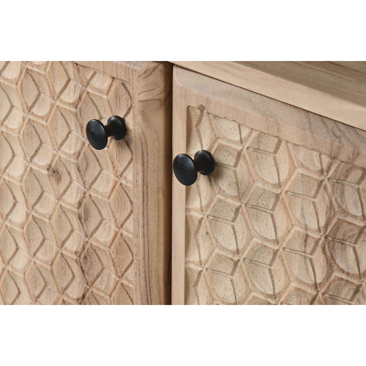 Aparador Home ESPRIT Metal Acacia 88 x 40 x 80 cm