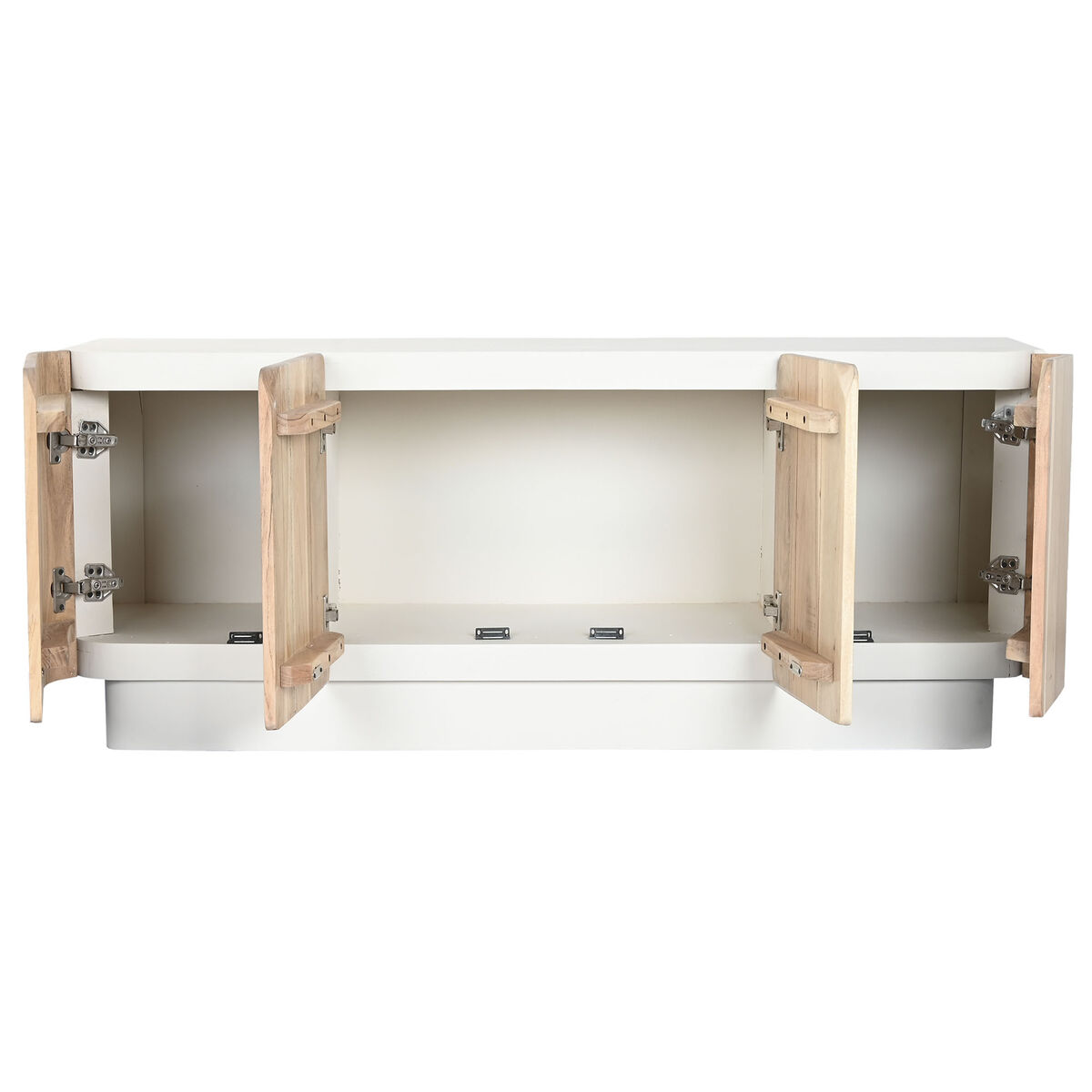 Mueble de TV Home ESPRIT Blanco Natural 140 x 40 x 55 cm
