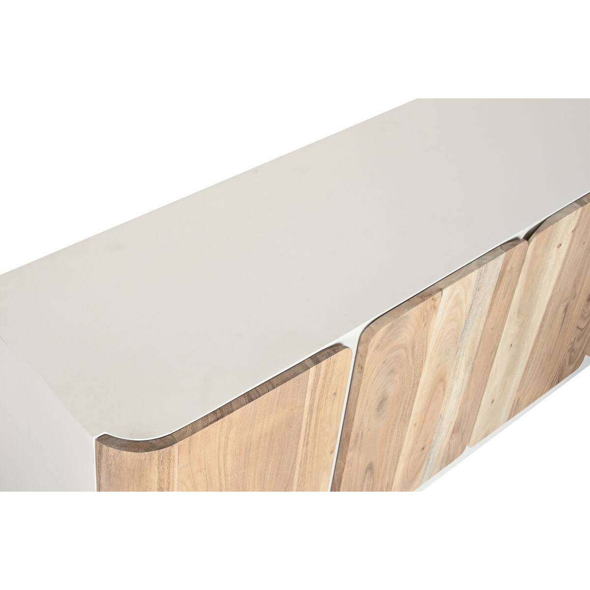 Mueble de TV Home ESPRIT Blanco Natural 140 x 40 x 55 cm