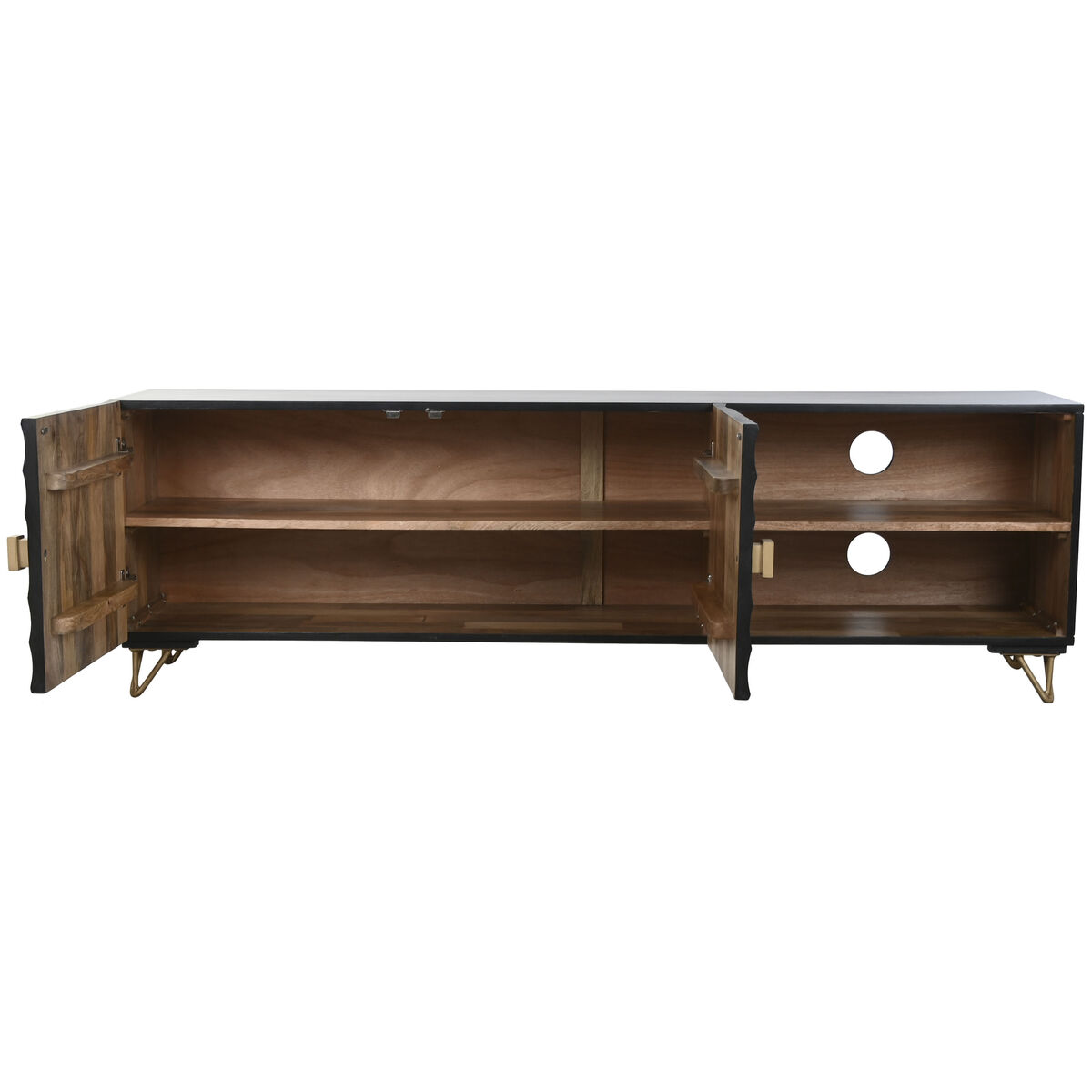 Mueble de TV Home ESPRIT Negro 160 x 40 x 50 cm