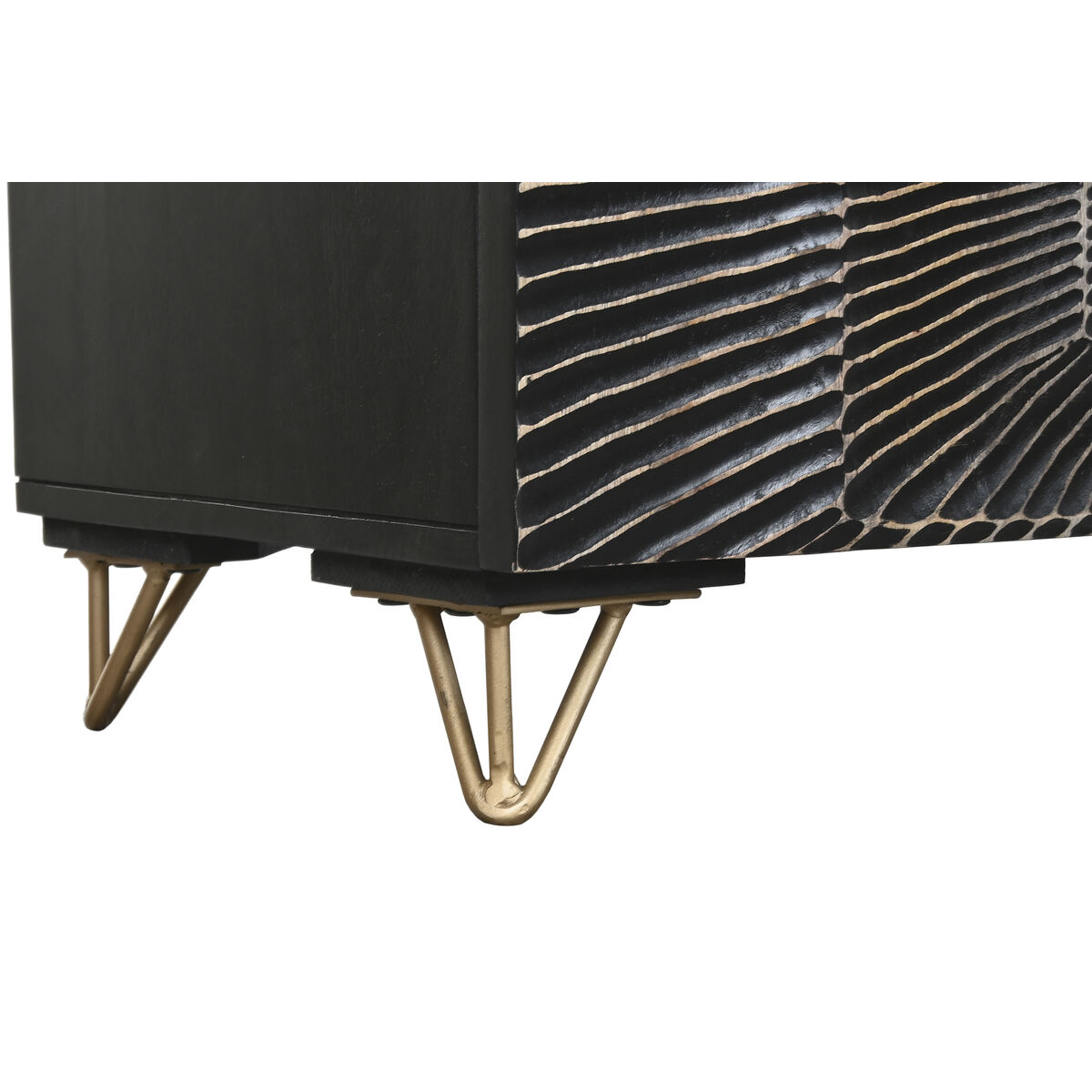 Mueble de TV Home ESPRIT Negro 160 x 40 x 50 cm