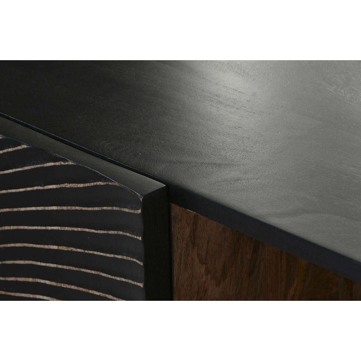 Mueble de TV Home ESPRIT Negro 160 x 40 x 50 cm