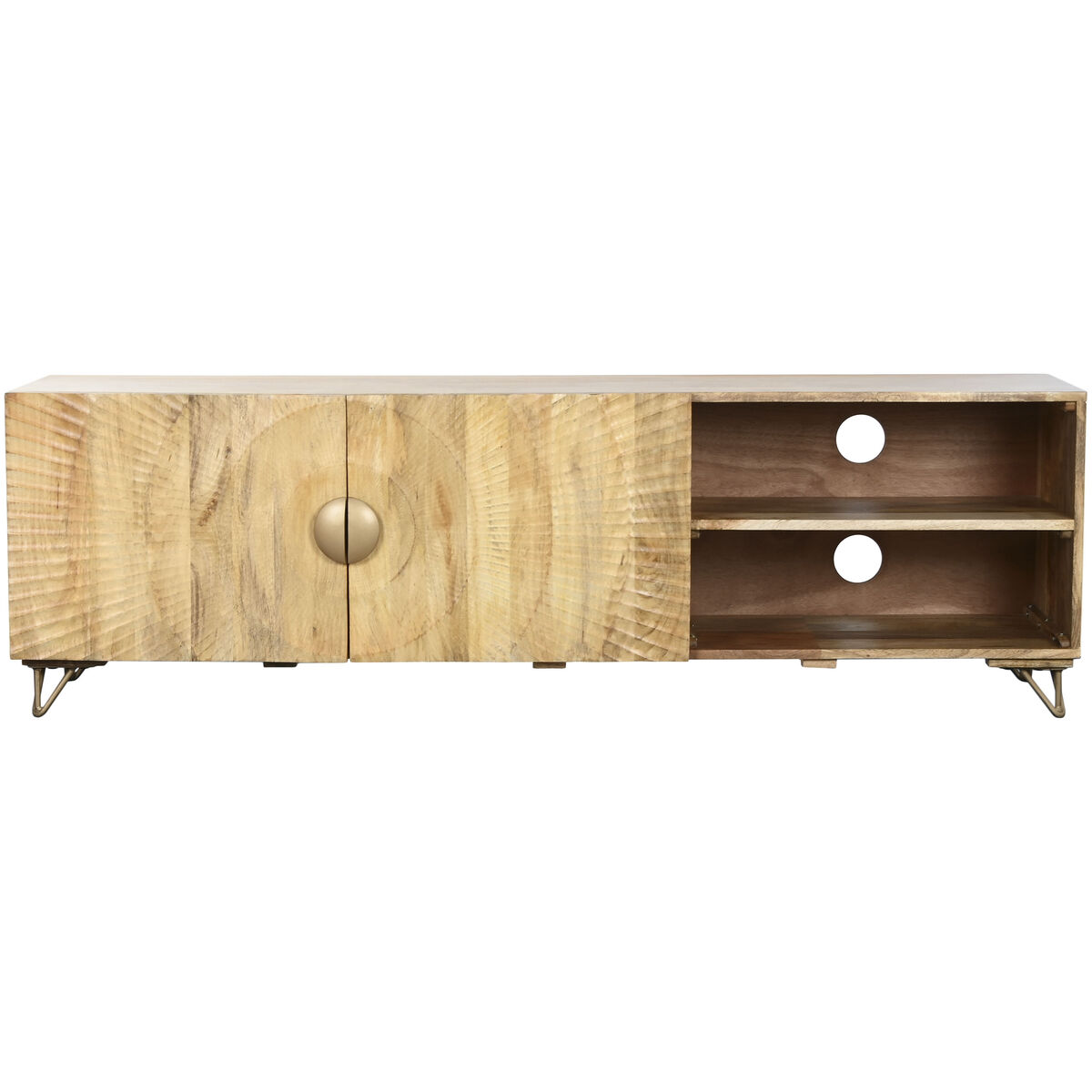 Mueble de TV Home ESPRIT Natural 160 x 40 x 50 cm