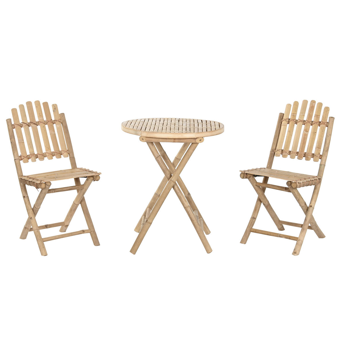 Conjunto de Mesa con 2 Sillas Home ESPRIT 61 x 61 x 73 cm