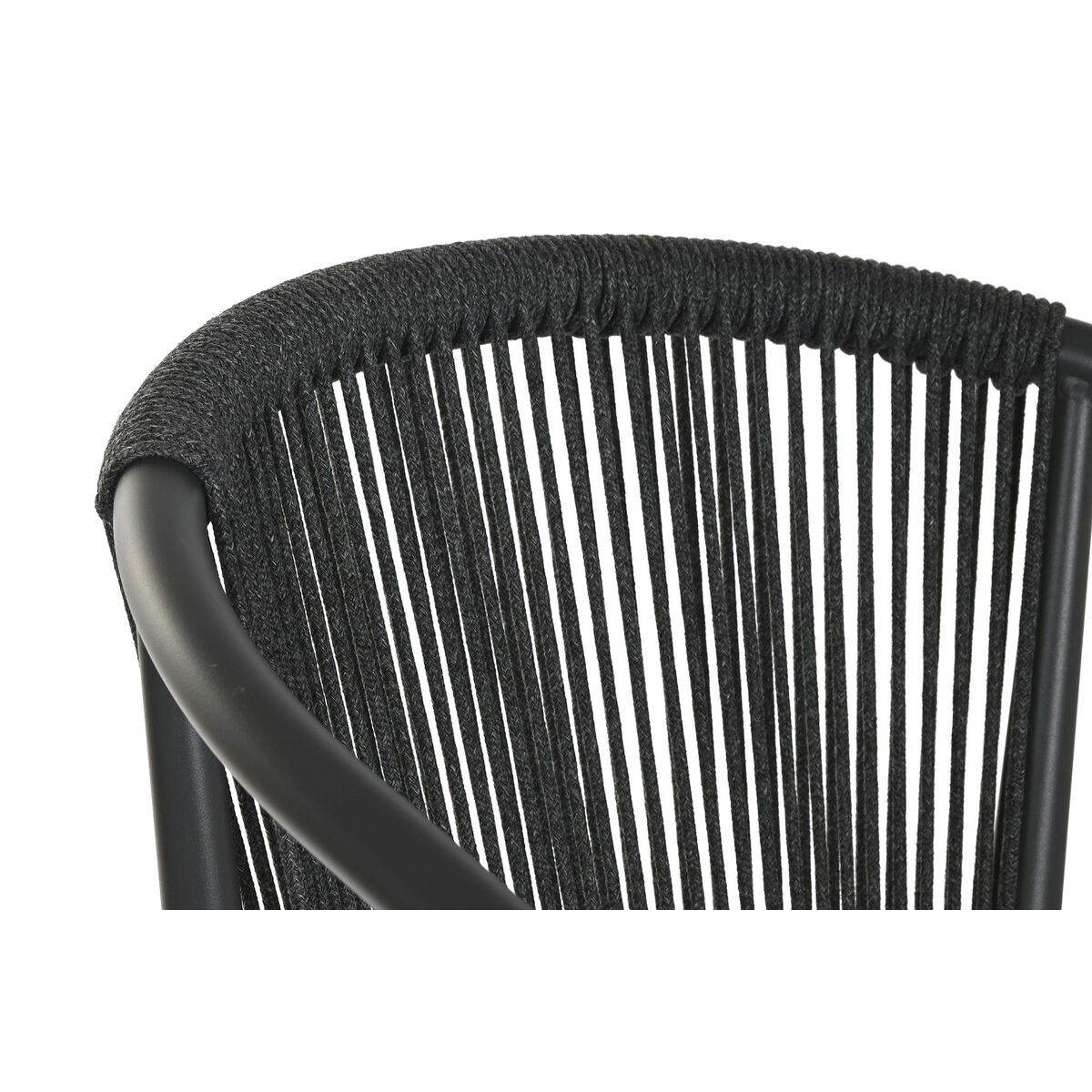 Taburete Home ESPRIT Aluminio ratán sintético 57 x 61 x 108 cm