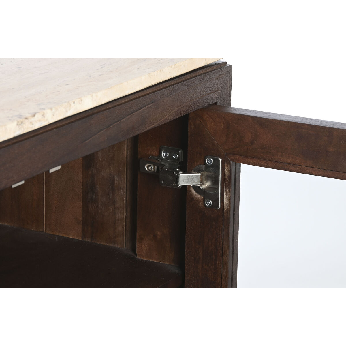 Aparador Home ESPRIT Mármol Madera de mango 200 x 40 x 70 cm