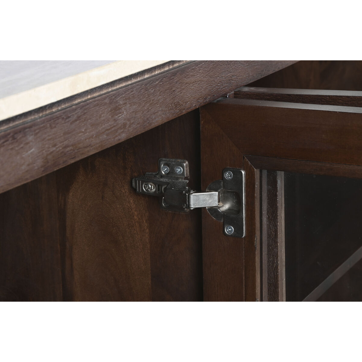 Aparador Home ESPRIT Mármol Madera de mango 180 x 40 x 85 cm