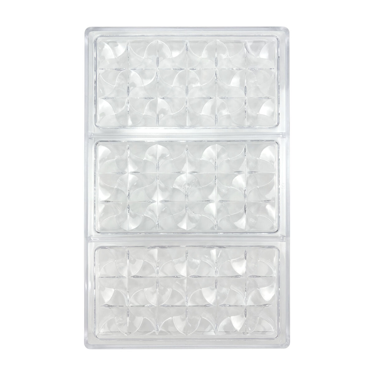 Molde para Repostería Quttin CHOCOLATE 27,5 x 17,5 x 2,5 cm (12 Unidades)